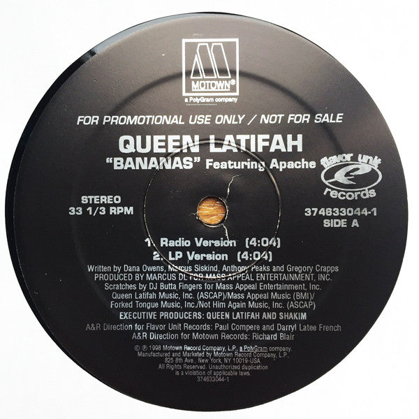 Queen Latifah - Bananas (Vinyle Usagé)