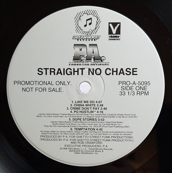 Parental Advisory - Straight No Chase (Vinyle Usagé)
