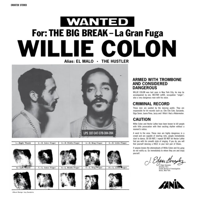 Willie Colon - The Big Break (Vinyle Neuf)