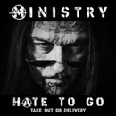 Ministry - Hate To Go: Take Out Or Delivery Green And Black Splatter Vinyl (Vinyle Neuf)