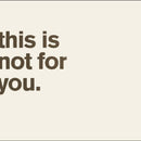 Matthew Bourne - This Is Not For You (Vinyle Neuf)