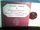 Zador / Kloss - Divertimento For Strings / Hungarian Caprice / Variations On A Hungarian Folksong (Vinyle Usagé)