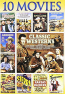 Film - 10 Classic Westerns / The Virginian / Texas Rangers / The Spoilers / When The Daltons Rode / Albuquerque / Whispered Smith / Comanche Territory / Sierra / Kansas Raiders / Tomahawk