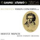Jascha Heifetz  Charles Munch And Boston Symphony Orchestra - Beethoven: Violin Concerto (in D) (Vinyle Neuf)