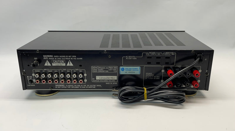 Denon - PMA 360 – Aux 33 Tours