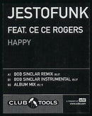 Jestofunk / Ce Ce Rogers - Happy (Vinyle Usagé)