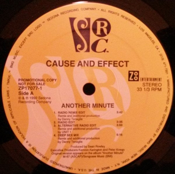 Cause and Effect - Another Minute (Vinyle Usagé)