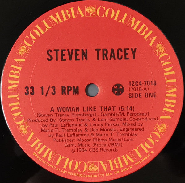 Steven Tracey - A Woman Like That (Vinyle Usagé)