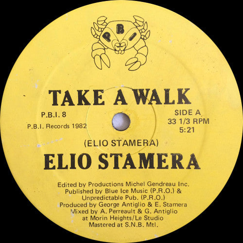 Elio Stamera - Take a Walk (Vinyle Usagé)