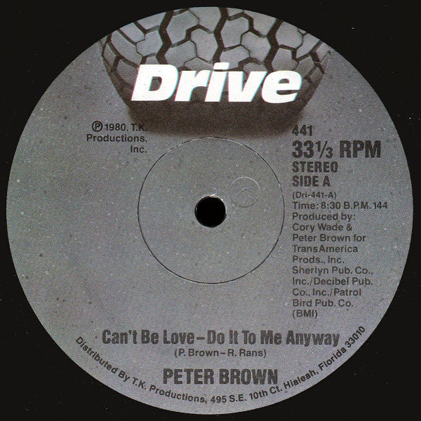 Peter Brown - Cant Be Love Do It to Me Anyway (Vinyle Usagé)