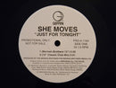 She Moves - Just For Tonight (Vinyle Usagé)