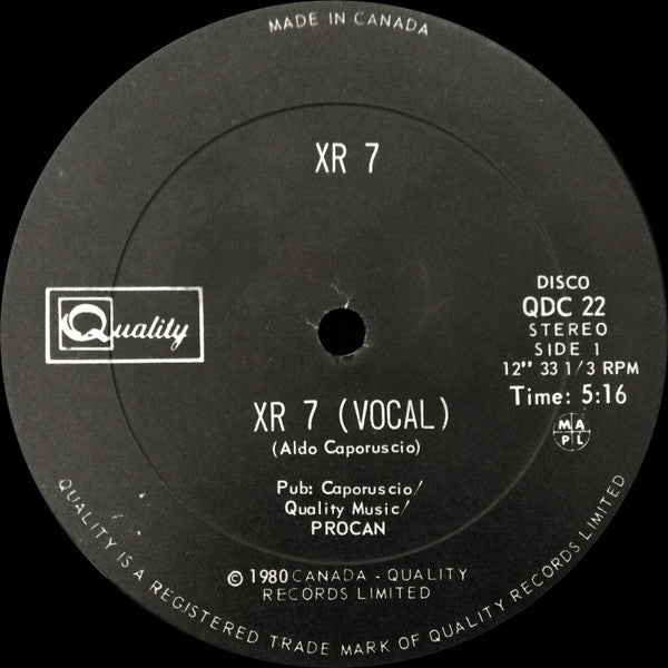 XR 7 - XR 7 (Vinyle Usagé)