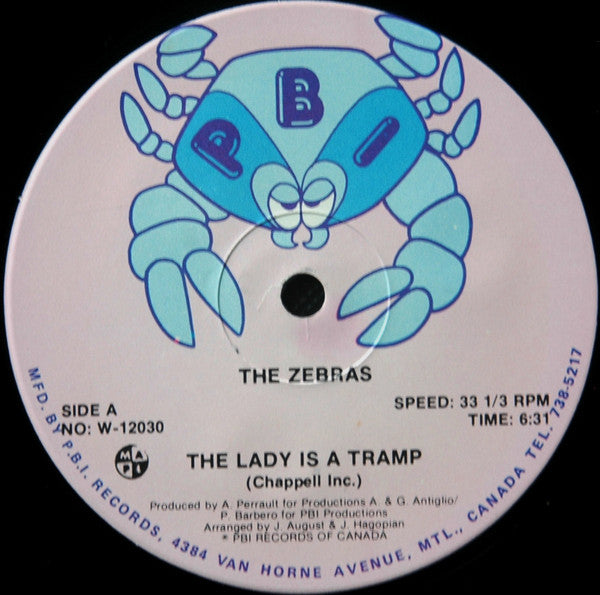 Zebras - The Lady is a Tramp (Vinyle Usagé)