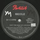 Nicole - Dont You Want My Love (Vinyle Usagé)