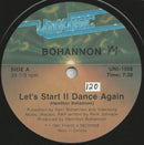 Bohannon - Lets Start II Dance Again (Vinyle Usagé)
