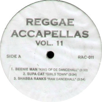 Various - Reggae Accapellas Vol 11 (Vinyle Usagé)