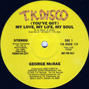 George McRae - (Youve Got) My Love My Life My Soul (Vinyle Usagé)
