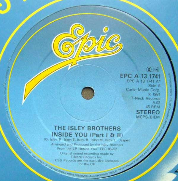 Isley Brothers - Inside You / Love Zone (Vinyle Usagé)