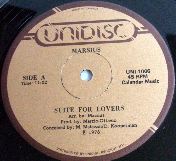 Marsius - Suite For Lovers (Vinyle Usagé)