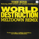 Time Zone  - World Destruction (Meltdown Remix) (Vinyle Usagé)