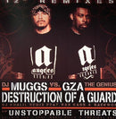 DJ Muggs / GZA / Genius - Destruction Of A Guard (DJ Khalil Remix) / Unstoppable Threats (DJ Solo Remix) (Vinyle Usagé)