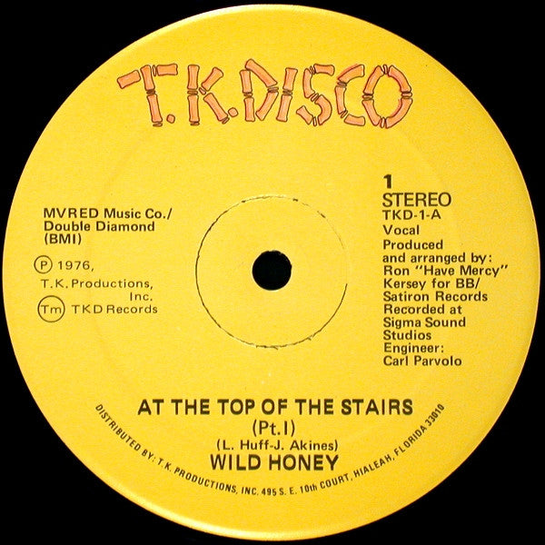 Wild Honey - At The Top Of The Stairs (Vinyle Usagé)