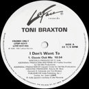 Toni Braxton / Frankie Knuckles - I Don't Want To (Vinyle Usagé)
