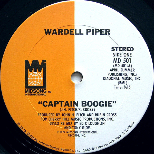 Wardell Piper - Captain Boogie (Vinyle Usagé)