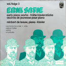 Satie / De Leeuw - Early Piano Works Vol 3 (Vinyle Usagé)