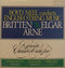Britten / Elgar / Arne / Neel - Simple Symphony for String Orchestra / Serenade for String Orchestra / Air and Gigue (Vinyle Usagé)