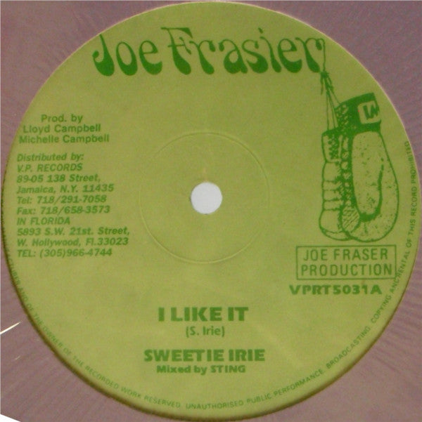 Sweetie Irie / Danny Browne - I Like It / Printer Rock (Vinyle Usagé)