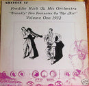 Fred Rich - Volume One 1932: Friendly Five Footnotes On The Air (Vinyle Usagé)