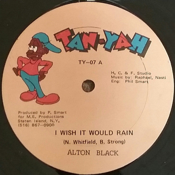 Alton Black / Terrence Smith  - I Wish It Would Rain (Vinyle Usagé)