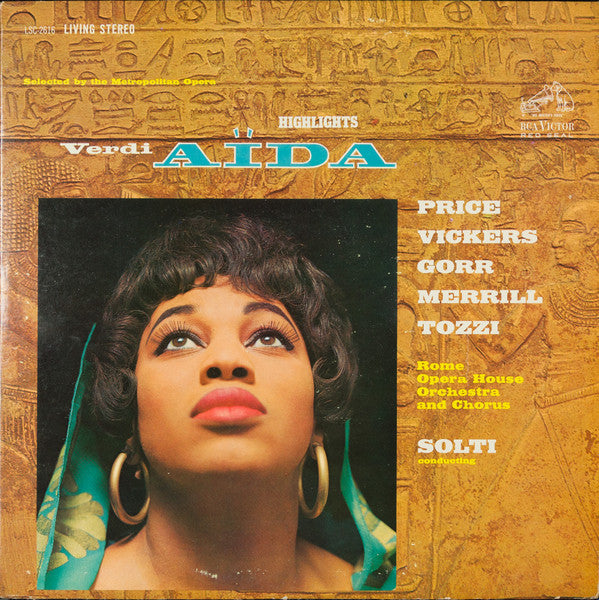 Verdi / Solti / Price / Vickers - Aida (Highlights) (Vinyle Usagé)