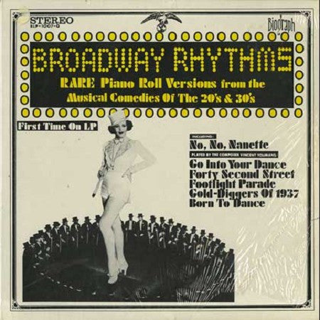 Collection - Broadway Rhythms: Rare Piano Roll Versions From The Musical Comedies Of The 20's & 30's (Vinyle Usagé)