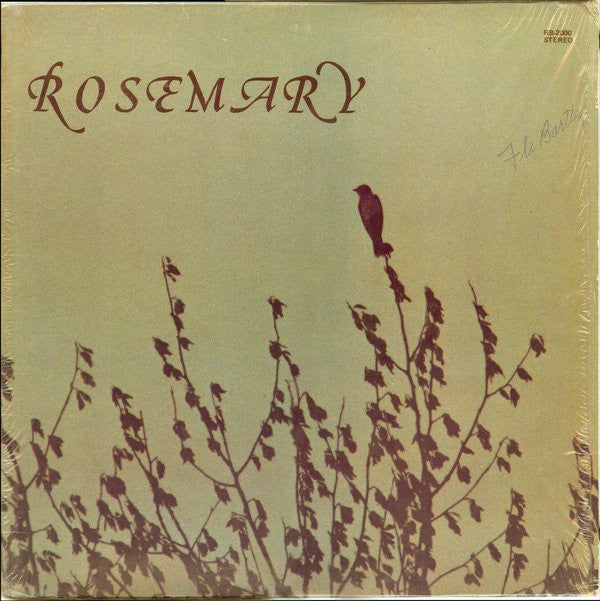 Rosemary Bailey - Rosemary (Vinyle Usagé)