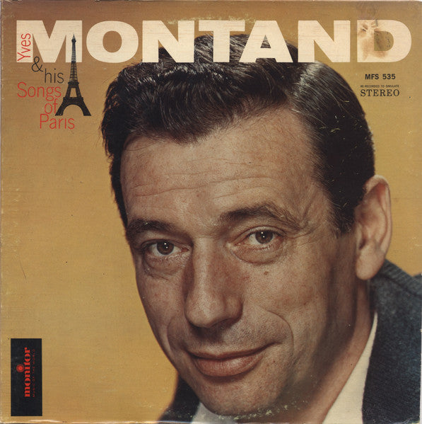 Yves Montand - Sings His Songs of Paris (Vinyle Usagé)