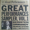 Various - Great Performances Sampler Vol 1 (Vinyle Usagé)