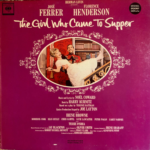 Soundtrack - Noel Coward: The Girl Who Came to Supper (Original Broadway Cast) (Vinyle Usagé)