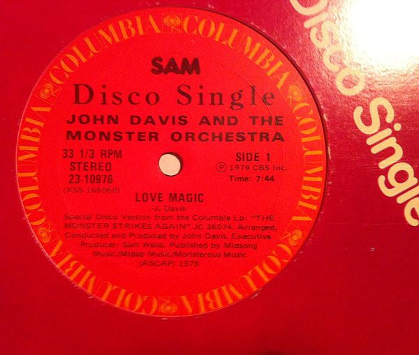 John Davis and the Monster Orchestra - Love Magic (Vinyle Usagé)