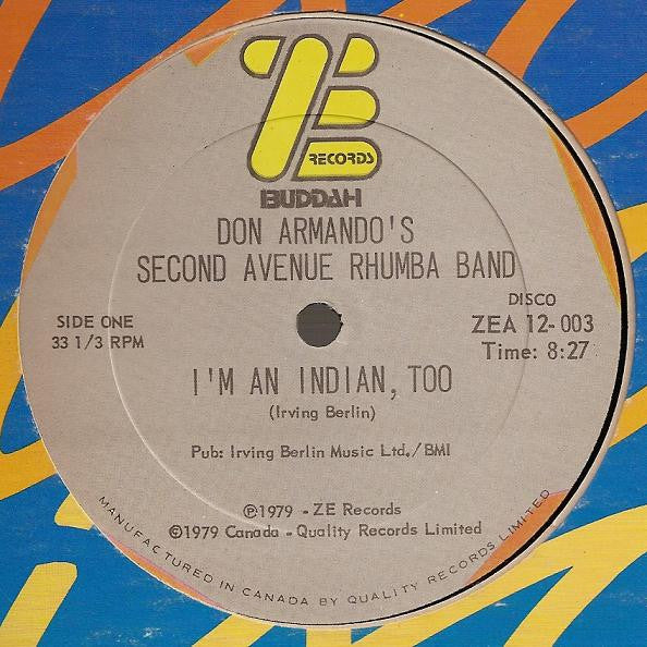 Don Armandos Second Avenue Rhumba Band - Im An Indian Too (Vinyle Usagé)