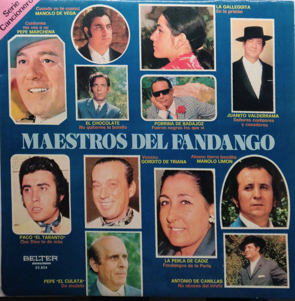 Various - Maestros Del Fandango (Vinyle Usagé)