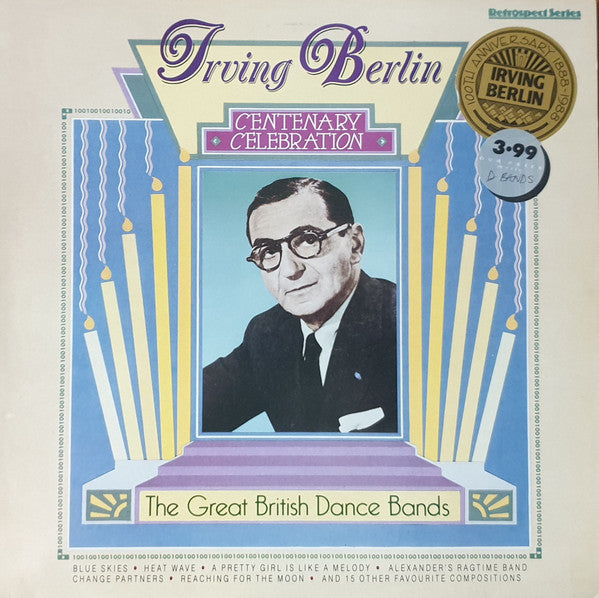 Various - Irving Berlin "Centenary Celebration": The Great British Dance Bands (Vinyle Usagé)