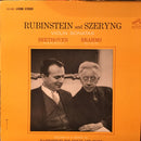 Beethoven / Brahms / Szeryng / Rubinstein - Rubinstein and Szeryng: Violin Sonatas (No 8 Op 30 No 3 / No 1 Op 78) (Vinyle Usagé)