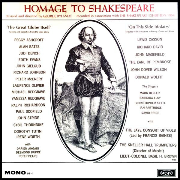 Various - Homage To Shakespeare (Vinyle Usagé)