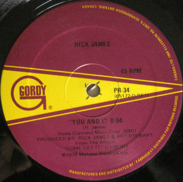 Rick James - You and I (Vinyle Usagé)