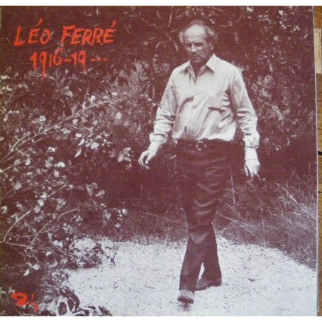 Leo Ferre - 1916-19... (Vinyle Usagé)