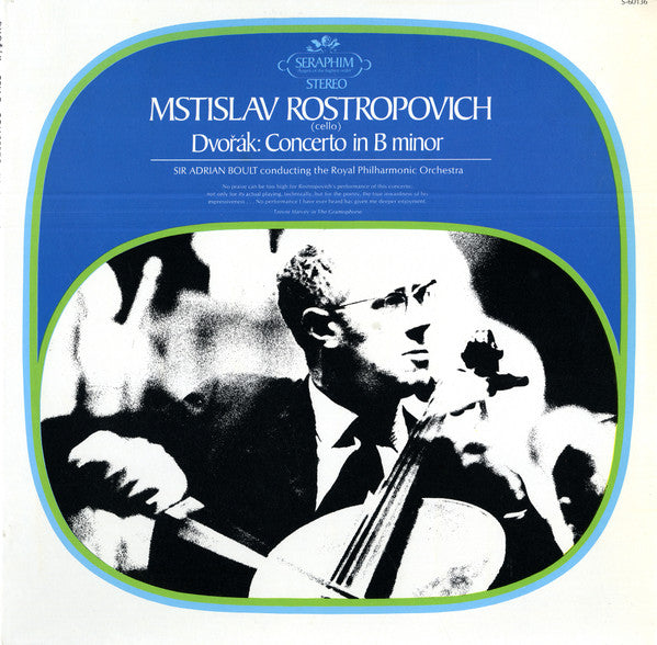 Dvorak / Boult / Rostropovich - Concerto in B Minor (Vinyle Usagé)