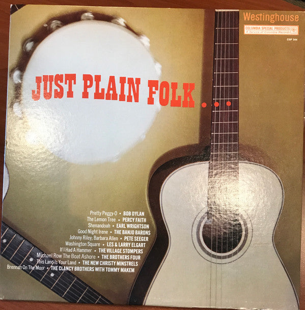 Various - Just Plain Folk (Vinyle Usagé)