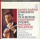 Saint Saens / Chausson / Fistoulari / Milstein - Violin Concerto No 3 / Poeme (Vinyle Usagé)